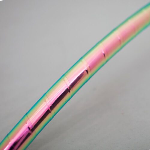 Alternative view of Pink Iridium Color Morph Hoop Tape