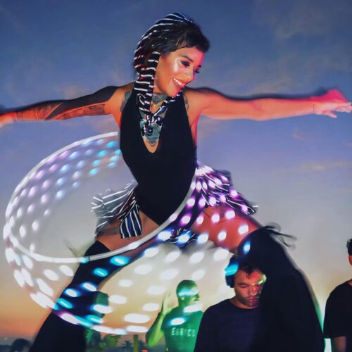 Alternative view of PixelHoop