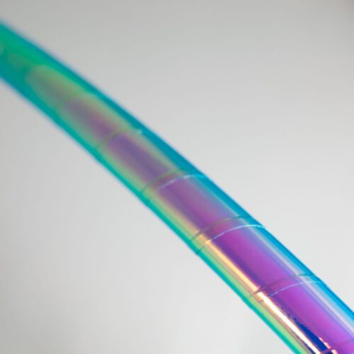 Alternative view of Blue Iridium Color Morph Hoop Tape