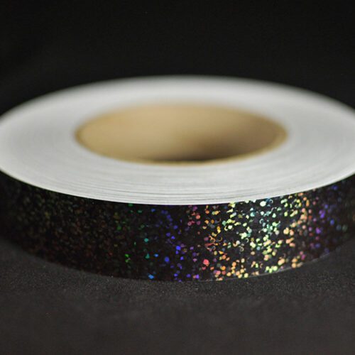 Alternative view of Black Galaxy Sequins Metallic Hoop Tape