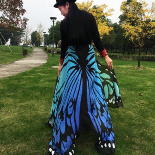 Blue Empress Butterfly Bustle