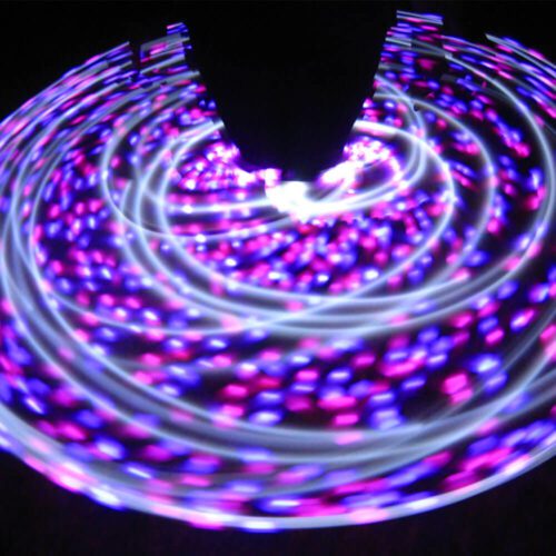 Alternative view of jasmine LED Hoop