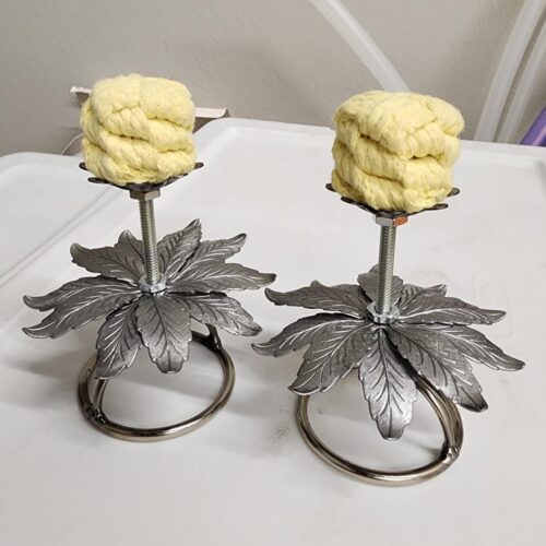 Alternative view of Fire Palm Torches