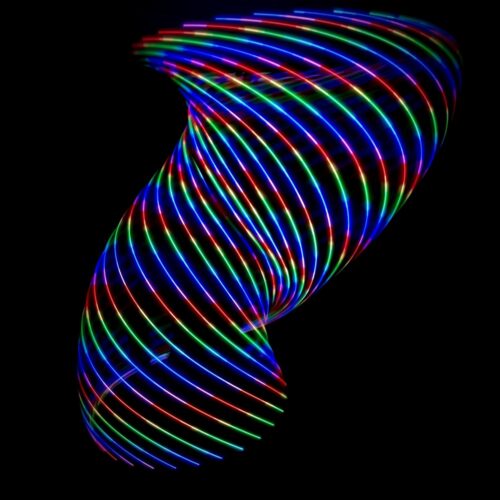 rainbow LED Hoop