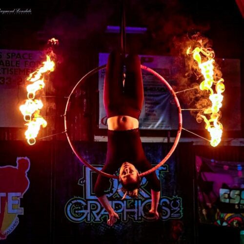 Lyra Fire Wick for Aerial Hoop