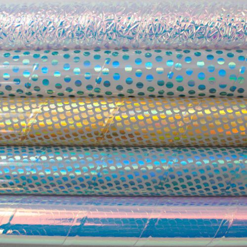 Alternative view of Gold Holoform Scales Metallic Hoop Tape